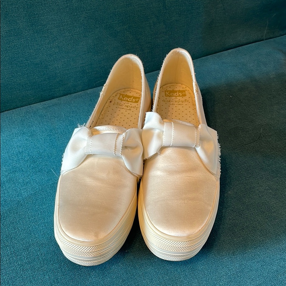 Keds Women's Cream Slip-On Shoes